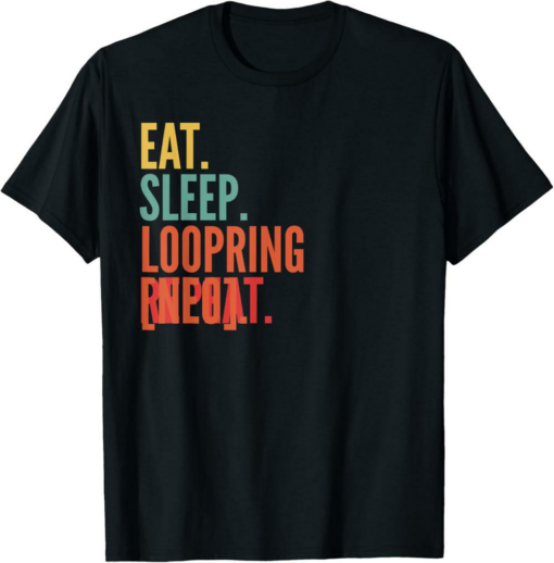 Loopring T-Shirt Eat Sleep Repeat