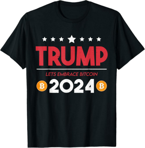 MAGA TRUMP T-Shirt 2024 Crypto Candidate Vote PresiCampaign