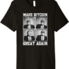 MAGA TRUMP T-Shirt Cool Photobooth Make Bitcoin Great Again