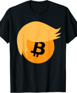 MAGA TRUMP T-Shirt Donald Trump Bitcoin Cryptocurrency