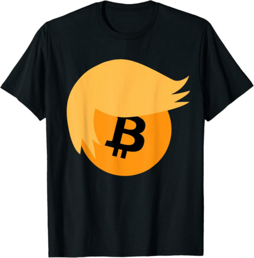 MAGA TRUMP T-Shirt Donald Trump Bitcoin Cryptocurrency