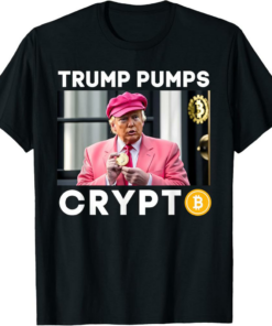 MAGA TRUMP T-Shirt Make Bitcoin Great Again Funny MAGA