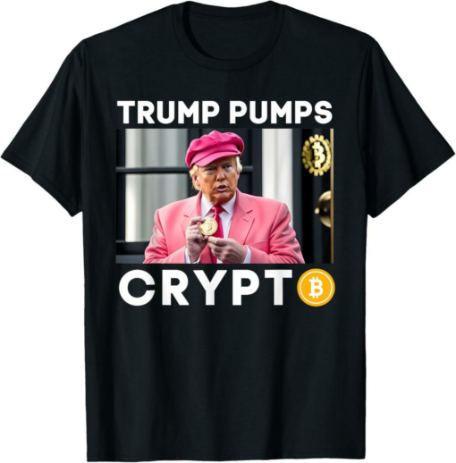 MAGA TRUMP T-Shirt Make Bitcoin Great Again Funny MAGA