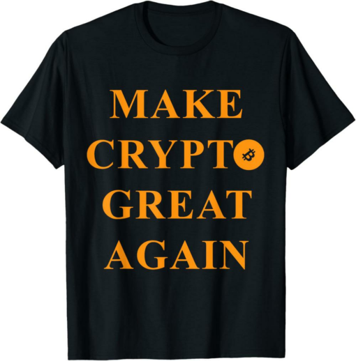 MAGA TRUMP T-Shirt Make Crypto Great Again 2024 MAGA