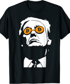 MAGA TRUMP T-Shirt Pro Bitcoin Cryptocurrency MAGA 2024