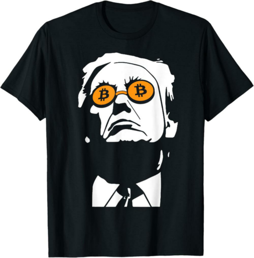 MAGA TRUMP T-Shirt Pro Bitcoin Cryptocurrency MAGA 2024