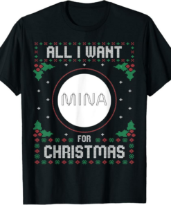 MINA T-Shirt Christmas Crypto Sweater All I Want For Xmas