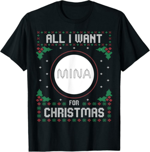 MINA T-Shirt Christmas Crypto Sweater All I Want For Xmas