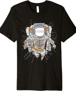 MINA T-Shirt Crypto Astronaut to Moon Premium