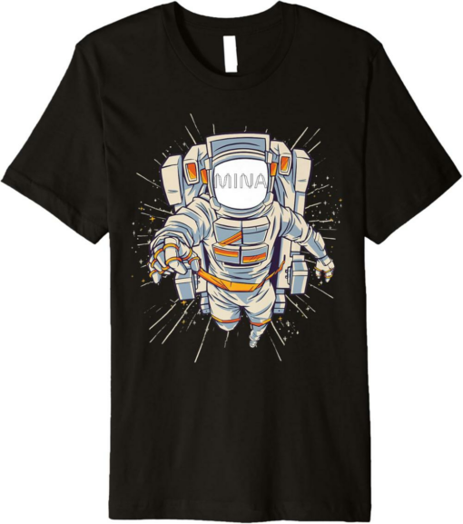 MINA T-Shirt Crypto Astronaut to Moon Premium