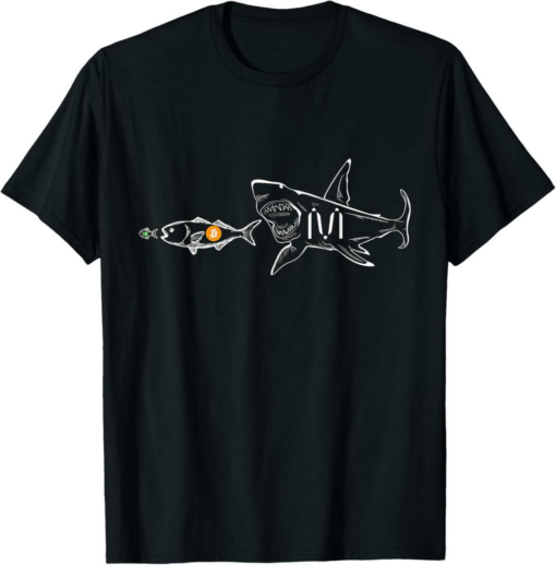 MINA T-Shirt Funny Protocol Shark A Crypto