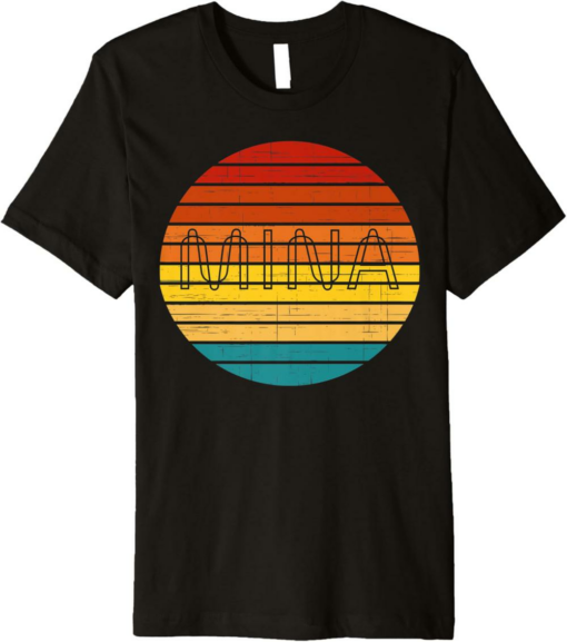 MINA T-Shirt Protocol Crypto Vintage Retro Sunset Design