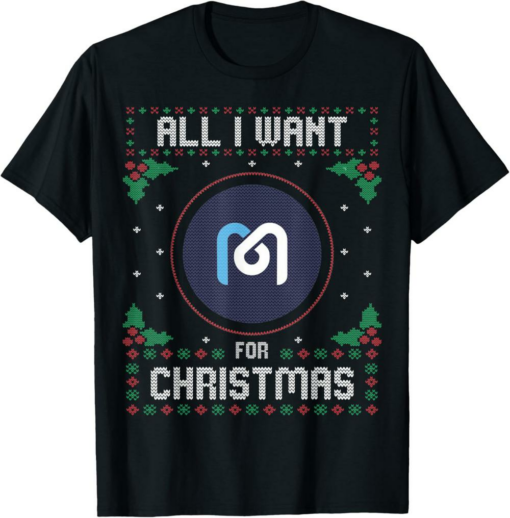 Mdex T-Shirt Christmas Crypto Sweater All I Want For Xmas is