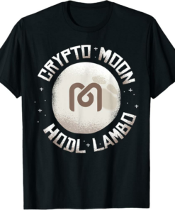Mdex T-Shirt Crypt to Moon HODL Funny
