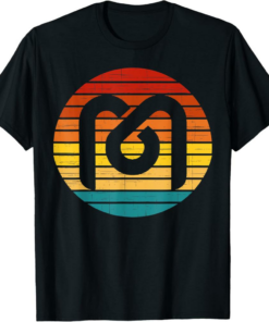 Mdex T-Shirt Crypto Vintage Retro Sunset Design 60s 70s