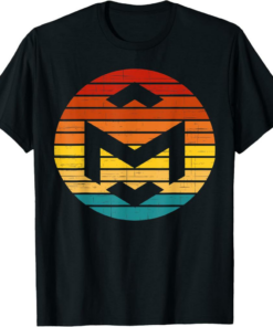 MediBloc T-Shirt Crypto Vintage Retro Sunset Design 60s 70s