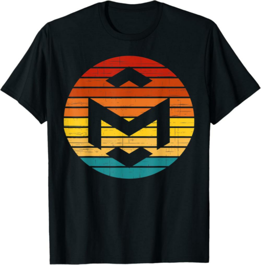 MediBloc T-Shirt Crypto Vintage Retro Sunset Design 60s 70s