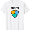 NEM T-Shirt Emblem Cryptocurrency Coin XEM Logo