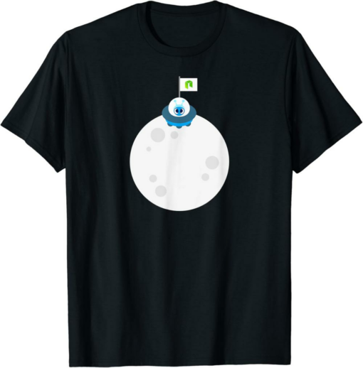 Neo T-Shirt Antshares To The Moon Spaceship Ant Crypto