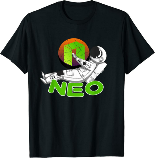 Neo T-Shirt Crypto Moon Man Relaxed Moon HODL Cryptocurrency