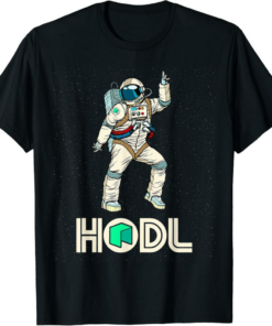 Neo T-Shirt Cryptocurrency Talk Fun HODL Disco Moon Gear
