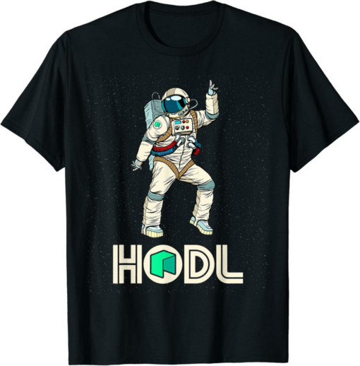 Neo T-Shirt Cryptocurrency Talk Fun HODL Disco Moon Gear