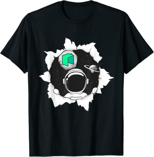 Neo T-Shirt Funny Token Cryptocurrency Space Moon Gear