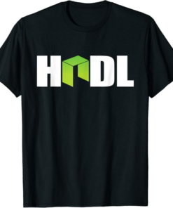 Neo T-Shirt HODL ANS Crypto Currency Hold Memes