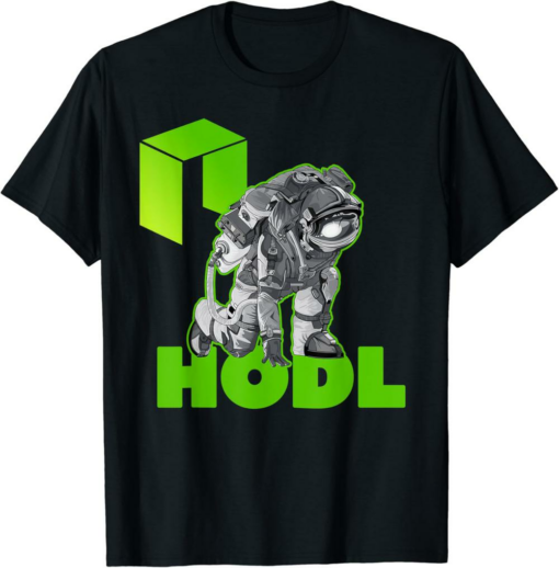 Neo T-Shirt HODL Crypto Moon Man Astronaut Cryptocurrency