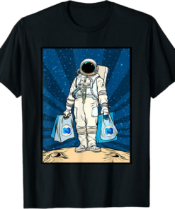 Nexo T-Shirt Cryptocurrency Talk To The Moon Space Man Merch