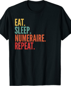 Numeraire T-Shirt Crypto Eat Sleep Repeat