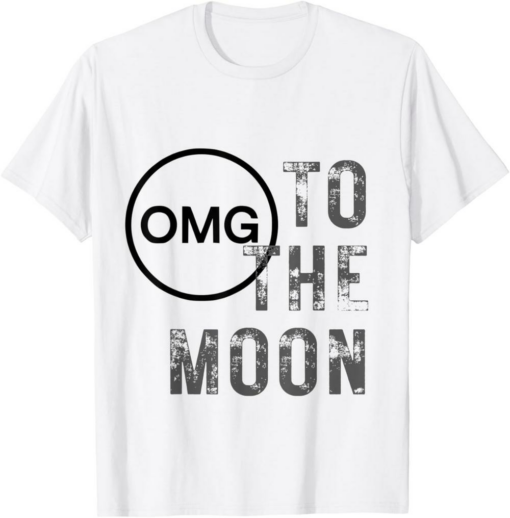 OMG Network T-Shirt Coin To The Moon OMG Crypto