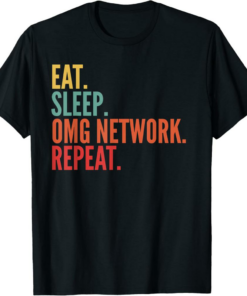 OMG Network T-Shirt Crypto Eat Sleep Repeat