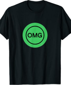 OMG Network T-Shirt Green Cryptocurrency Crypto