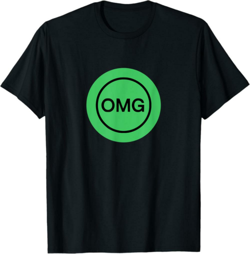 OMG Network T-Shirt Green Cryptocurrency Crypto