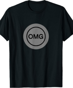 OMG Network T-Shirt Grey Cryptocurrency Crypto