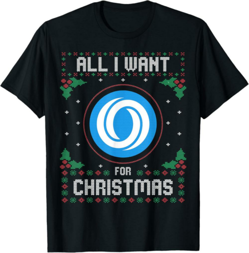 Oasis T-Shirt Christmas Crypto Sweater All I Want For Xmas