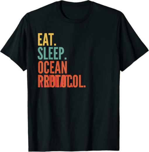 Ocean Protocol T-Shirt Crypto Eat Sleep Repeat