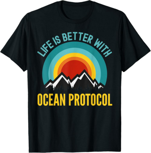 Ocean Protocol T-Shirt Crypto Life is Better With