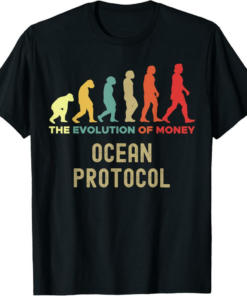 Ocean Protocol T-Shirt Crypto The Evolution of Money Caveman