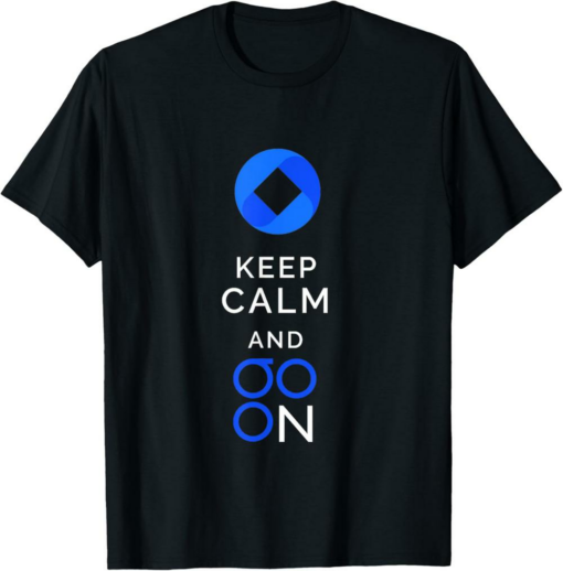 OmiseGO T-Shirt OMG Crypto Logo Keep Calm and Go on