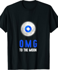 OmiseGO T-Shirt OMG Logo To The Moon Cryptocurrency