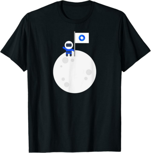 OmiseGO T-Shirt To The Moon Astronaut OMG Flag Crypto