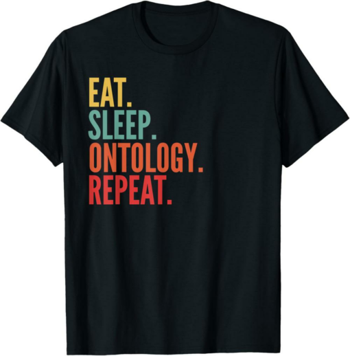 Ontology T-Shirt Crypto Eat Sleep Repeat