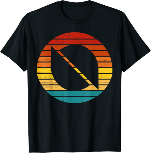 Ontology T-Shirt Crypto Vintage Retro Sunset Design 60s 70s