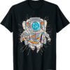 Ontology T-Shirt Gas Crypto Gas Astronaut to Moon