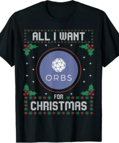 Orbs T-Shirt Christmas Crypto Sweater All I Want For Xmas