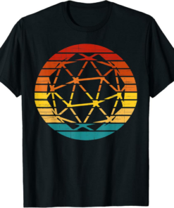 Orbs T-Shirt Crypto Vintage Retro Sunset Design 60s 70s