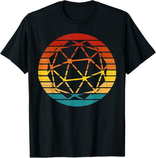 Orbs T-Shirt Crypto Vintage Retro Sunset Design 60s 70s