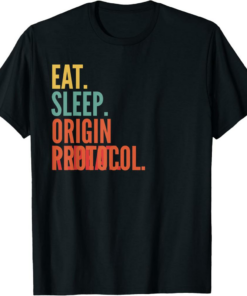 Origin Protocol T-Shirt Crypto Eat Sleep Repeat